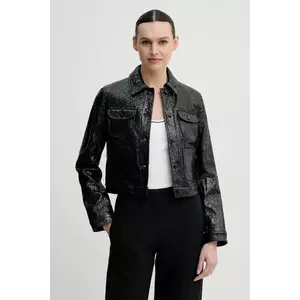 The Kooples geaca culoarea negru, de tranzitie, FBLO30018K imagine