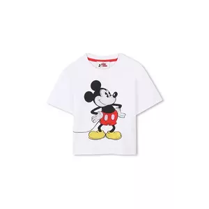 Marc Jacobs tricou de bumbac pentru copii culoarea alb, W60454 imagine