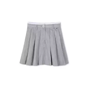 Dkny fusta fete culoarea gri, mini, evazati, D62266 imagine