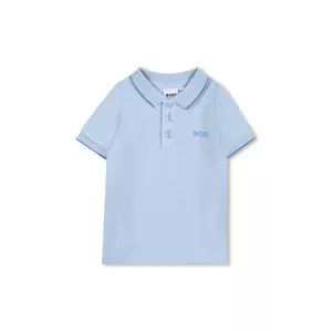 BOSS tricouri polo din bumbac pentru bebeluși neted, J52094 imagine