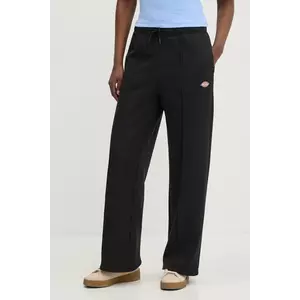 Dickies pantaloni de trening femei, culoarea negru, neted, DK0A4Z2VBLK1 imagine