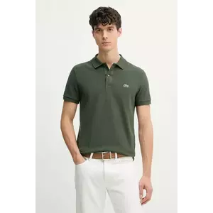 Lacoste polo de bumbac culoarea alb, neted, PH4012 imagine