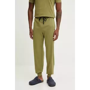 BOSS pantaloni de lounge culoarea verde, neted, 50515305 imagine