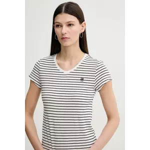 G-Star tricou din bumbac femei, culoarea bleumarin imagine