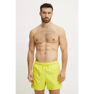 Lacoste pantaloni scurti de baie culoarea galben, MH6270 imagine