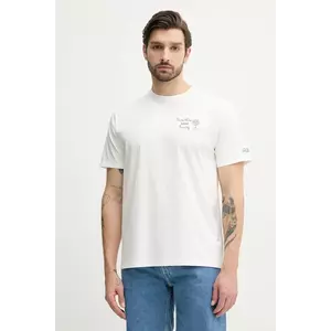 MC2 Saint Barth tricou din bumbac culoarea alb, cu imprimeu imagine