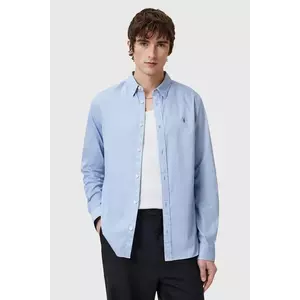 AllSaints camasa din bumbac HAWTHORNE LS SHIRT barbati, cu guler clasic, slim, M150SB imagine