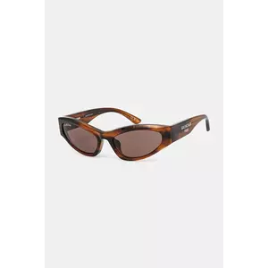 Balenciaga ochelari de soare femei, culoarea portocaliu, BB0387S imagine