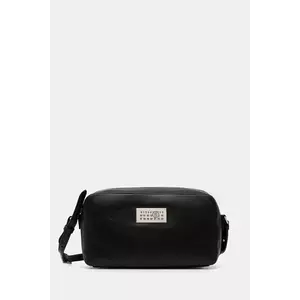 MM6 Maison Margiela poseta de piele culoarea negru, SB6WG0014 imagine