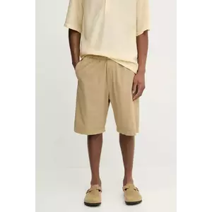 BARENA VENEZIA pantaloni scurti din bumbac Camicia Mola barbati, culoarea verde, PAU5096.2763 imagine