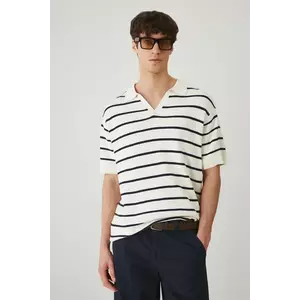 Medicine polo de bumbac culoarea bej, modelator imagine