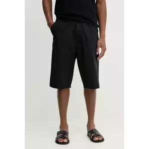 BARENA VENEZIA pantaloni scurti Camicia Mola barbati, culoarea negru, PAU5098.2736 imagine