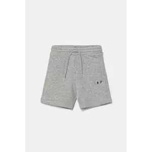 Diesel pantaloni scurți din bumbac pentru copii PMACISHORT SHORTS culoarea gri, talie reglabila, J02239 imagine