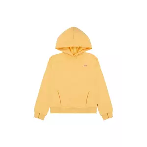 Levi's bluza copii BATWING PATCH HOODIE culoarea galben, cu glugă, neted, 3EN102 imagine