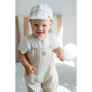 Jamiks șapcă de in pentru copii RAMSEY culoarea bej, modelator, JLH128 imagine