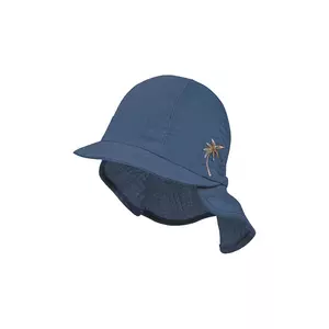 Jamiks șapcă din bumbac pentru copii WERNER culoarea albastru marin, neted, JLH057 imagine