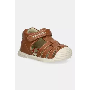 Biomecanics sandale din piele pentru copii culoarea maro, 252123 imagine