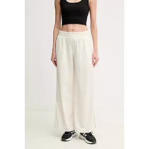 Puma pantaloni de trening femei, culoarea bej, neted, 629804 imagine