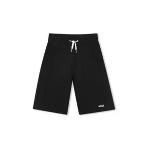 BOSS pantaloni scurti copii culoarea negru, talie reglabila, J51993 imagine