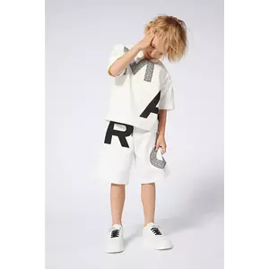 Marc Jacobs pantaloni scurti copii culoarea bej, talie reglabila, W60483 imagine