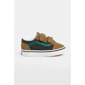 Vans tenisi copii Old Skool V culoarea maro, VN000CTGBF01 imagine