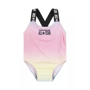 Converse costum de baie dintr-o bucată pentru bebeluși culoarea roz, 1CD418 imagine