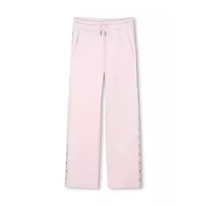 Michael Kors pantaloni de trening din bumbac pentru copii culoarea roz, cu imprimeu, R30330 imagine