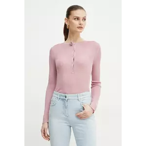 Marella bluza LAZISE femei, culoarea roz, neted, 2513361151200 imagine