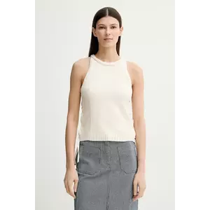 Sessun top femei, culoarea bej, 25209022 imagine