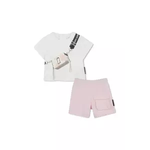 Marc Jacobs set de bumbac pentru bebelusi culoarea roz, W60516 imagine