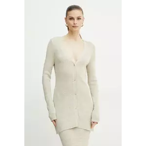 BOSS cardigan femei, culoarea bej, 50534146 imagine
