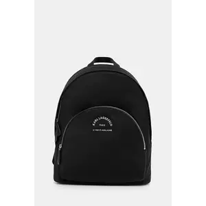 Karl Lagerfeld rucsac femei, culoarea negru, mare, neted, A2W30084 imagine
