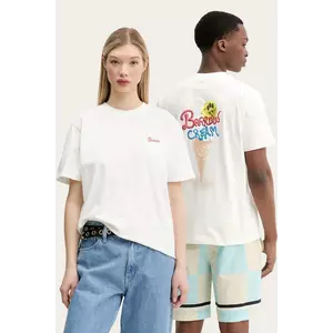 Barrow tricou din bumbac culoarea alb, cu imprimeu, S5BWUATH161 imagine