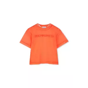Marc Jacobs tricou de bumbac pentru copii culoarea portocaliu, cu imprimeu, W60446 imagine