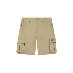 Levi's pantaloni scurti copii TRADITIONAL CARGO SHORTS culoarea verde, talie reglabila, 9EM381 imagine
