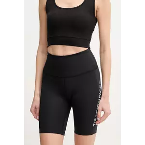 The North Face pantaloni scurti sport Flex femei, culoarea negru, cu imprimeu, high waist, NF0A8BQNJK31 imagine