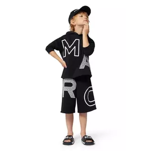 Marc Jacobs pantaloni scurti copii culoarea negru, talie reglabila, W60483 imagine