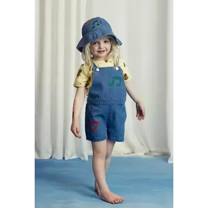 Mini Rodini salopete din denim pentru copii Note 2523014160 imagine