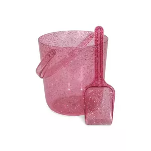 Konges Sløjd set de jucării cu nisip BEACH BUCKET AND SHOVEL GLITTER KS102458 imagine