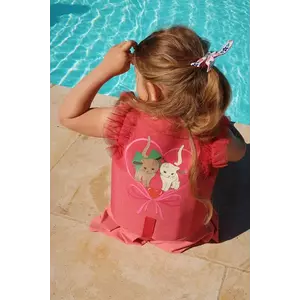 Konges Sløjd vestă de înot pentru copii THALIA FLOAT VEST culoarea roz, KS102924 imagine