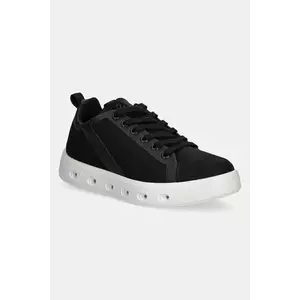 Ecco sneakers din piele intoarsă Street femei, culoarea negru, 209753-51052 imagine