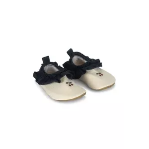 Konges Sløjd pantofi de apă pentru copii SAILOR FRILL SWIM SHOES culoarea bej, KS102708 imagine