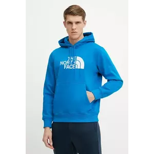 The North Face bluză Drew Peak bărbați, cu glugă, cu imprimeu, NF0A89EM73V1 imagine