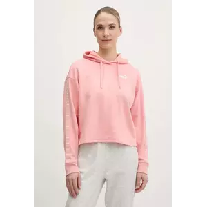 Puma bluză femei, culoarea roz, cu glugă, cu imprimeu, 685011 imagine