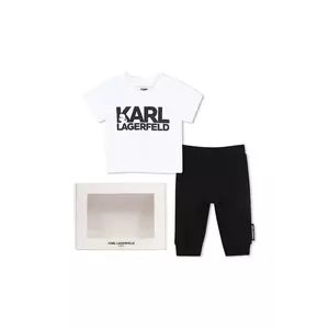 Karl Lagerfeld set de bumbac pentru copii culoarea alb, Z30506 imagine