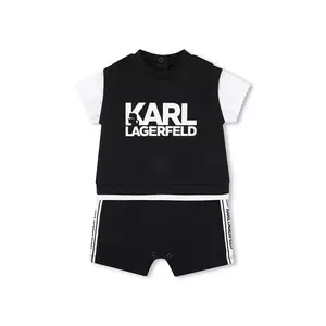 Karl Lagerfeld compleu bebe culoarea negru, Z30500 imagine