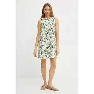 Weekend Max Mara rochie culoarea bej, mini, dreaptă, 2515221112600 imagine