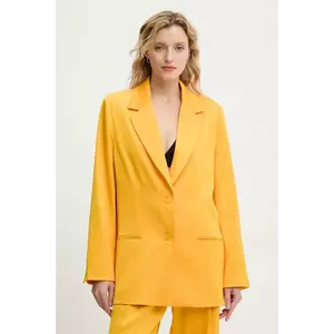 2NDDAY sacou Harru culoarea galben, oversize, uni, 2252115279 imagine