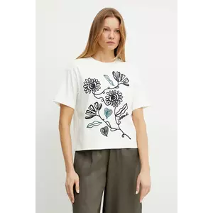 Weekend Max Mara tricou din bumbac femei, culoarea alb, 2515941052600 imagine