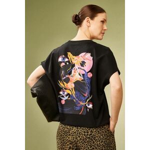 Medicine tricou din bumbac culoarea negru imagine